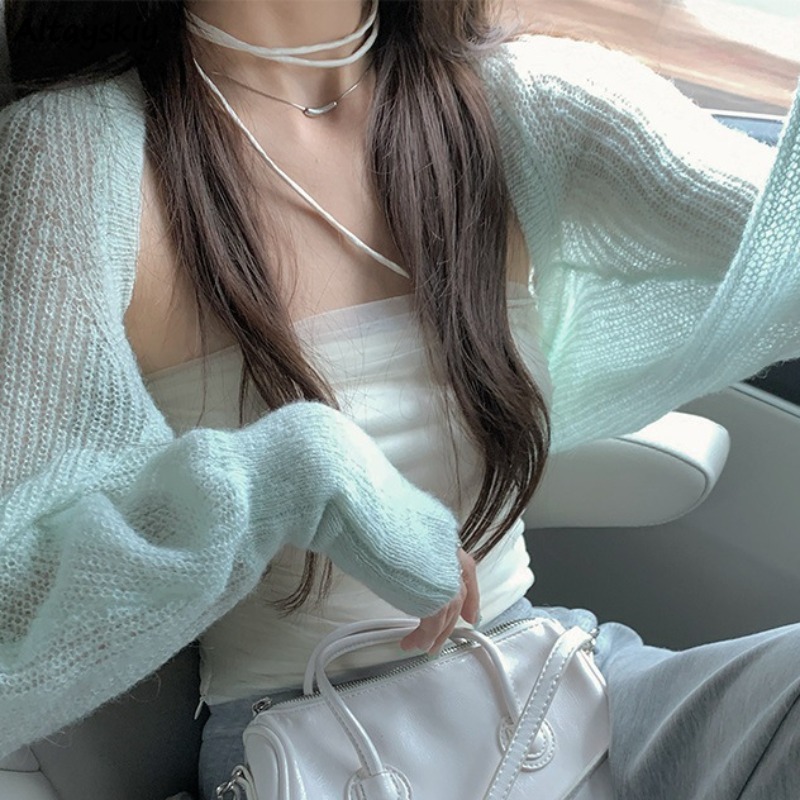 Street Fashion Korean Girl - كارديجان على الطراز الكوري للنساء والفتيات