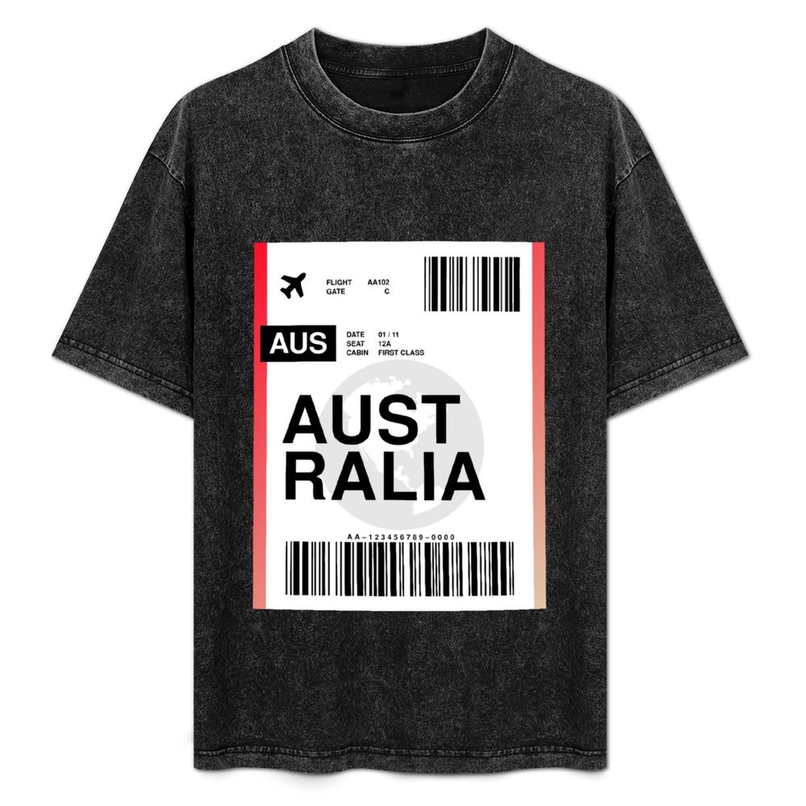Street Fashion Australia - تي شيرت أستراليا بوردنج باس بتصميم