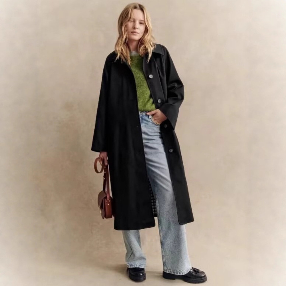معطف نسائي طويل أنيق بتصميم كل - مراجعة Street Fashion England وسعره