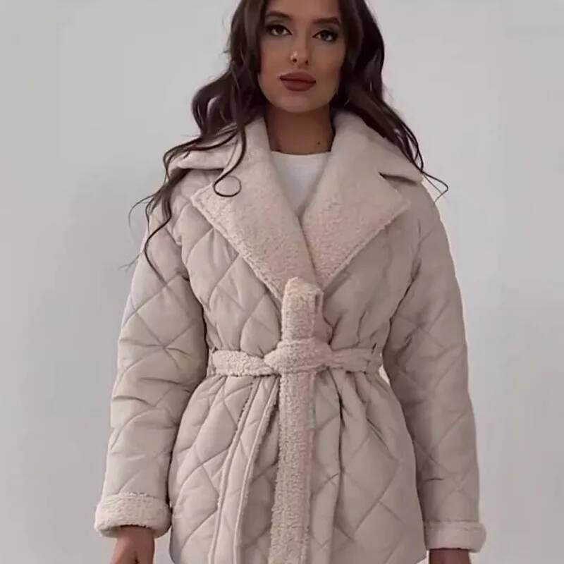 معطف أنيق مبطن بفرو صناعي للنس - مراجعة Street Fashion England وسعره