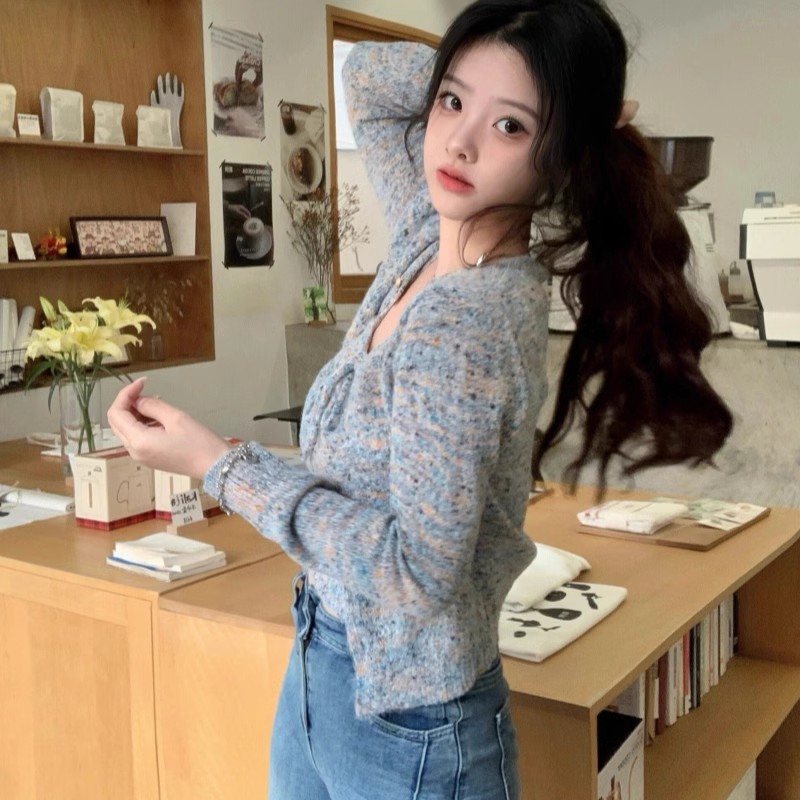 طقم سويتر حريمي رقيق للبنات حا - مراجعة Street Fashion Korean Girl وسعره