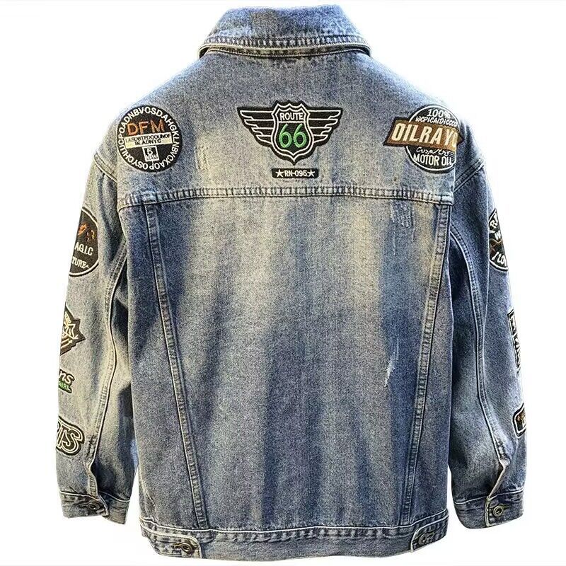 الرجال شارع العليا شارة مطرّزة - مراجعة Street Fashion Jacket Men وسعره