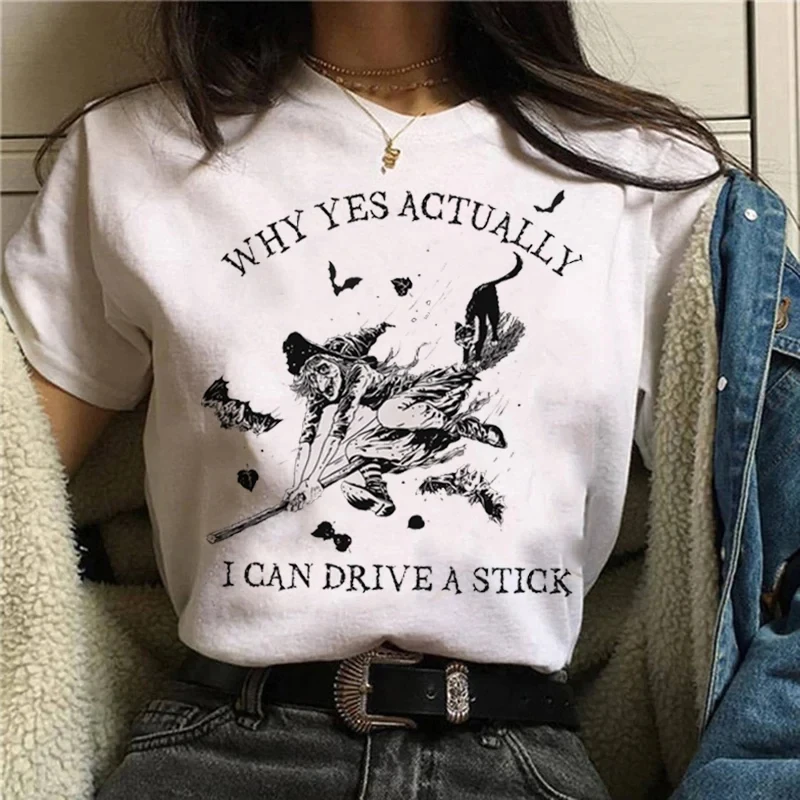 كارتون هالوين القط المطبوعة تي - مراجعة Street Fashion Asian وسعره