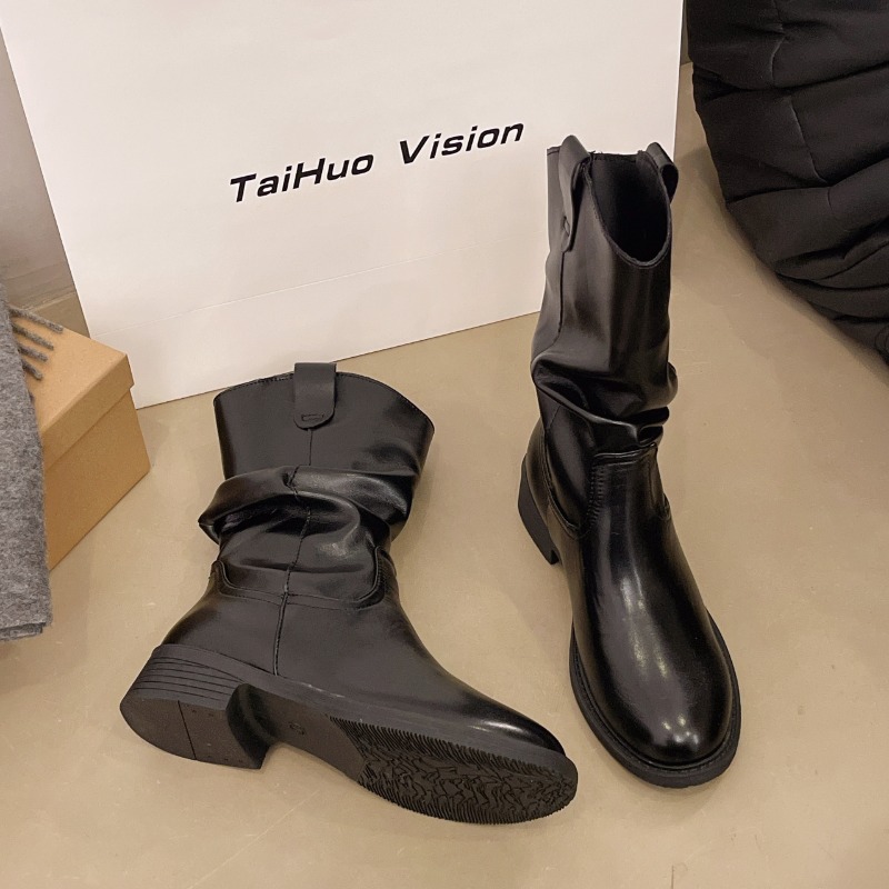 شتاء جديد نمط فضفاض أحذية الكا - مراجعة Street Fashion Winter 2025 وسعره