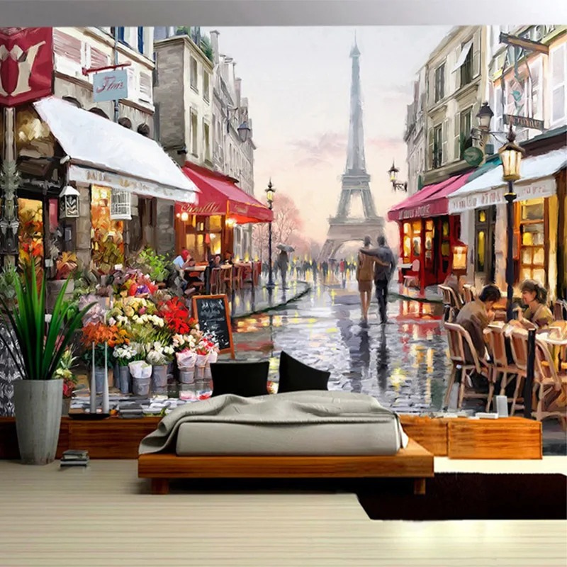 ورق جدران ثلاثي الأبعاد بتصميم - مراجعة Street Fashion Wallpaper وسعره