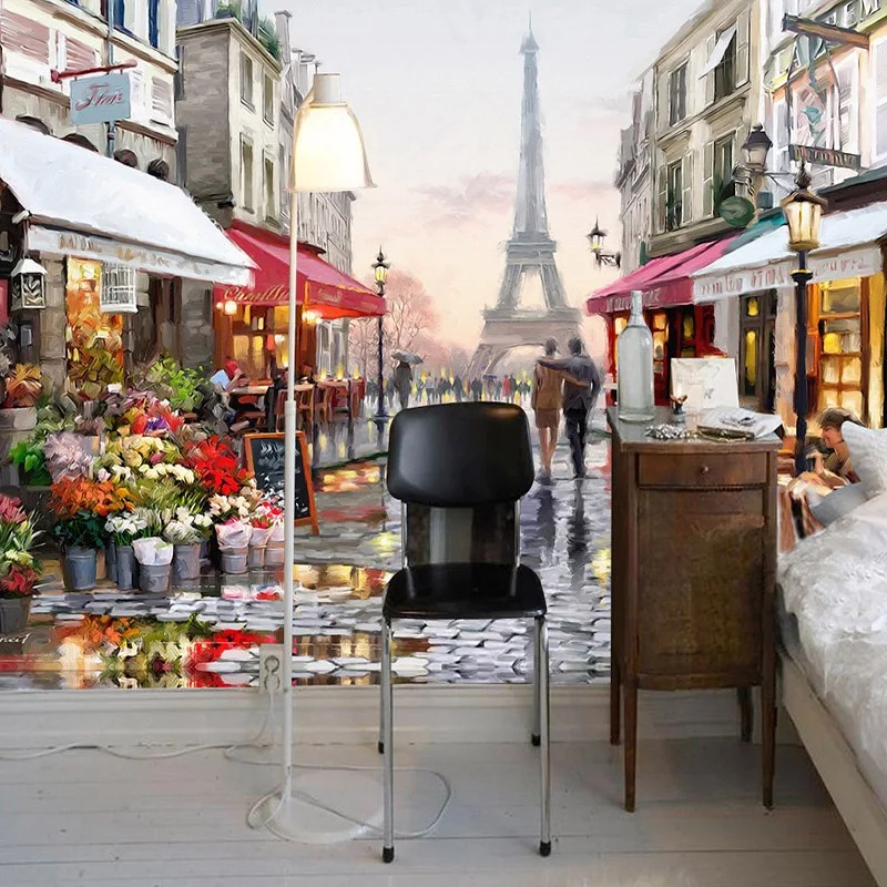 ورق جدران ثلاثي الأبعاد بتصميم - مراجعة Street Fashion Wallpaper وسعره