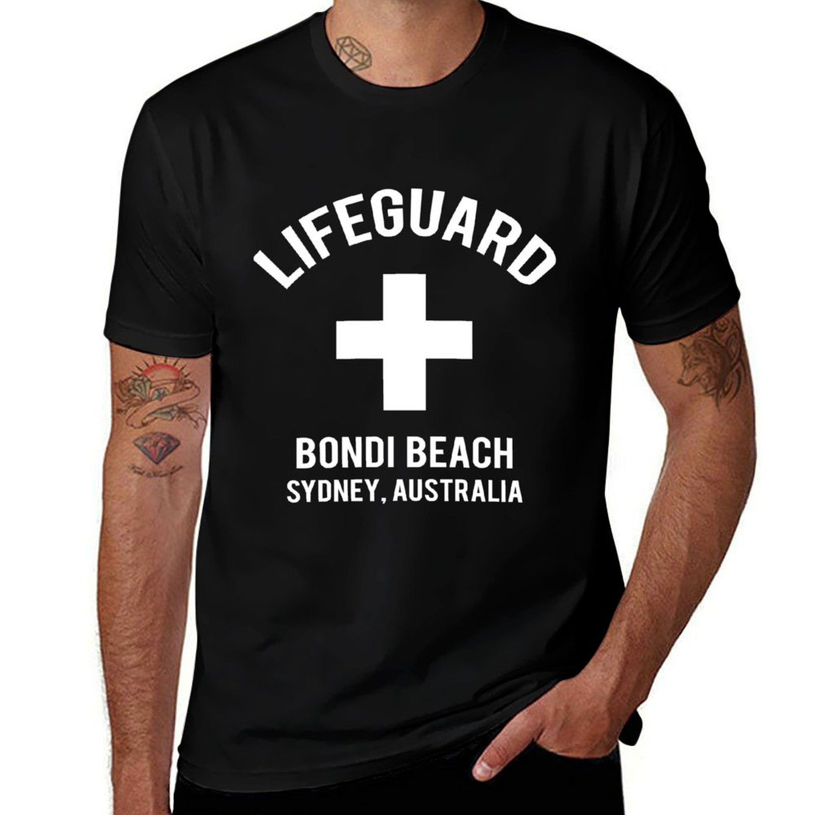تي شيرت Lifeguard Bondi Beach  - مراجعة Street Fashion Australia وسعره