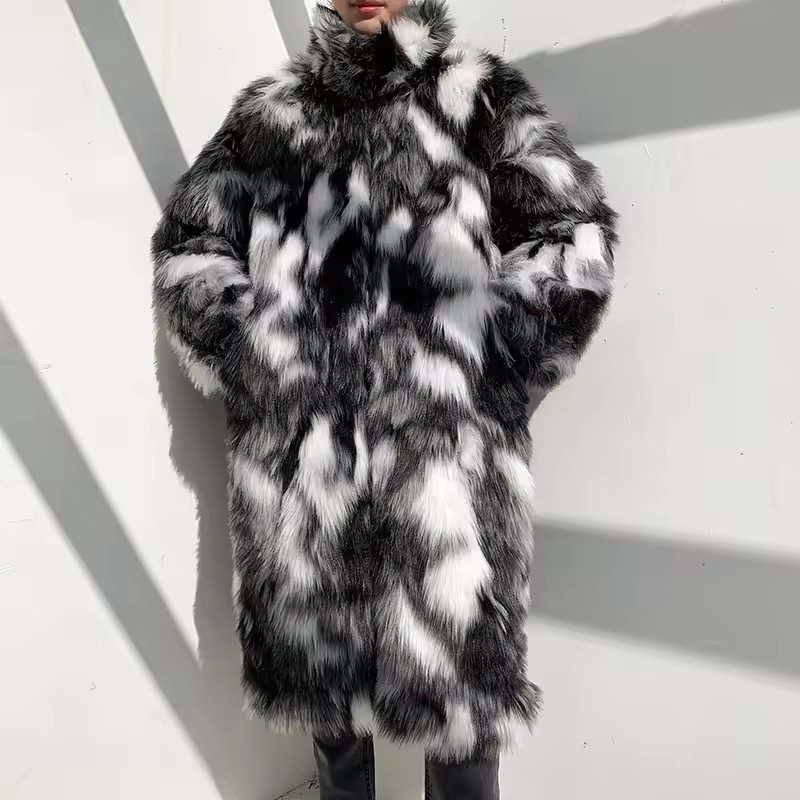 الشتاء الهيب هوب معطف طويل فو  - مراجعة Street Fashion Jacket Men وسعره