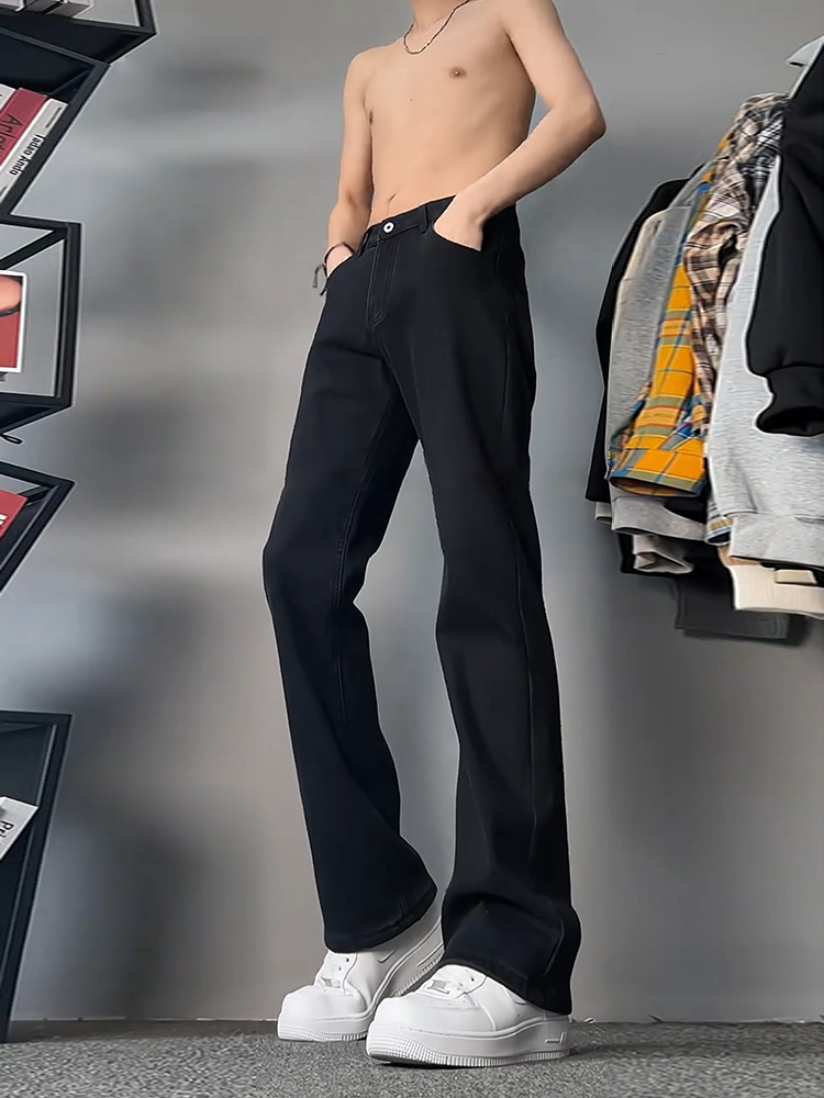 جينز رجالي أسود مبطن بالصوف من - مراجعة Street Fashion Co وسعره