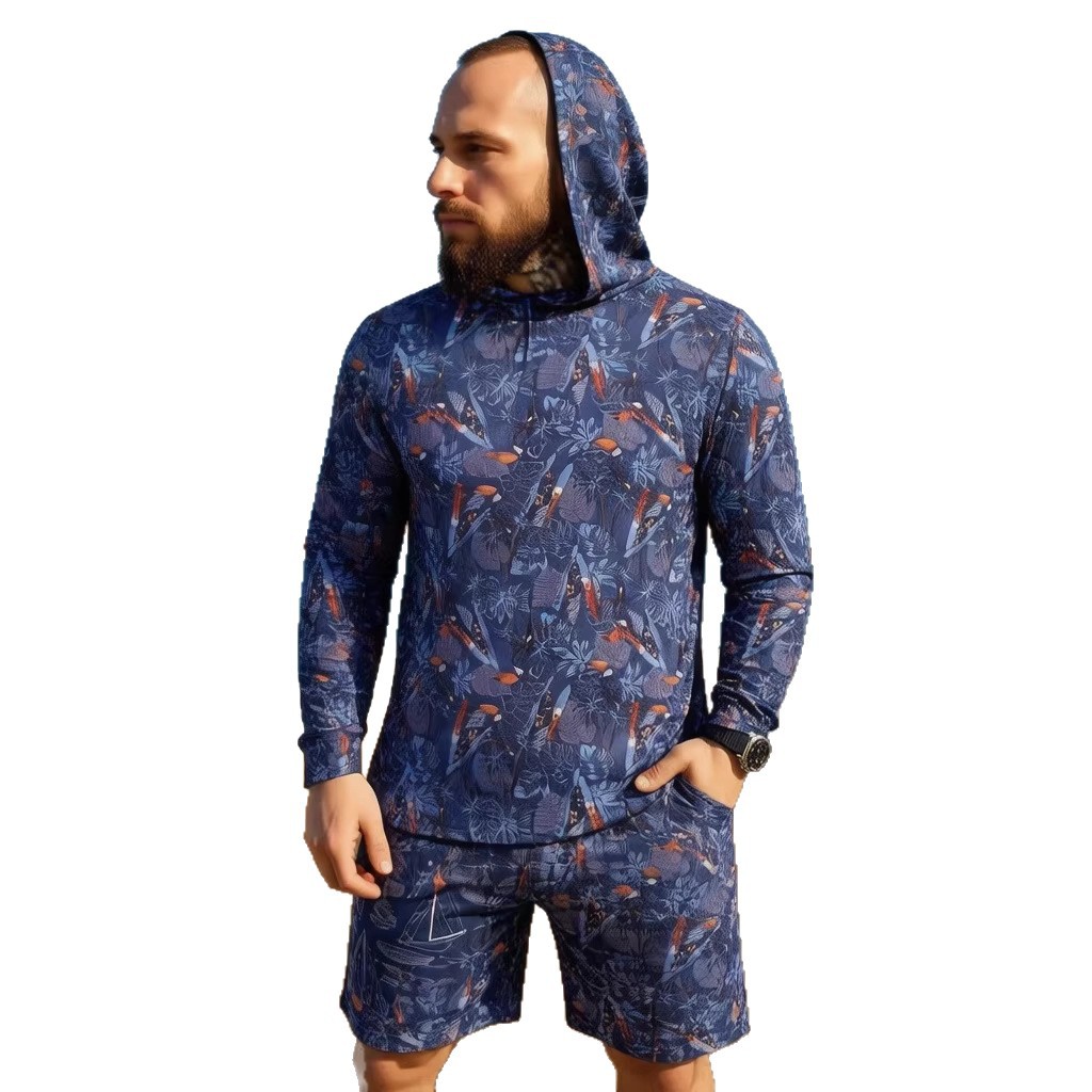 طقم صيفي جديد 2026 بطبعة مموهة - مراجعة Street Fashion Male وسعره