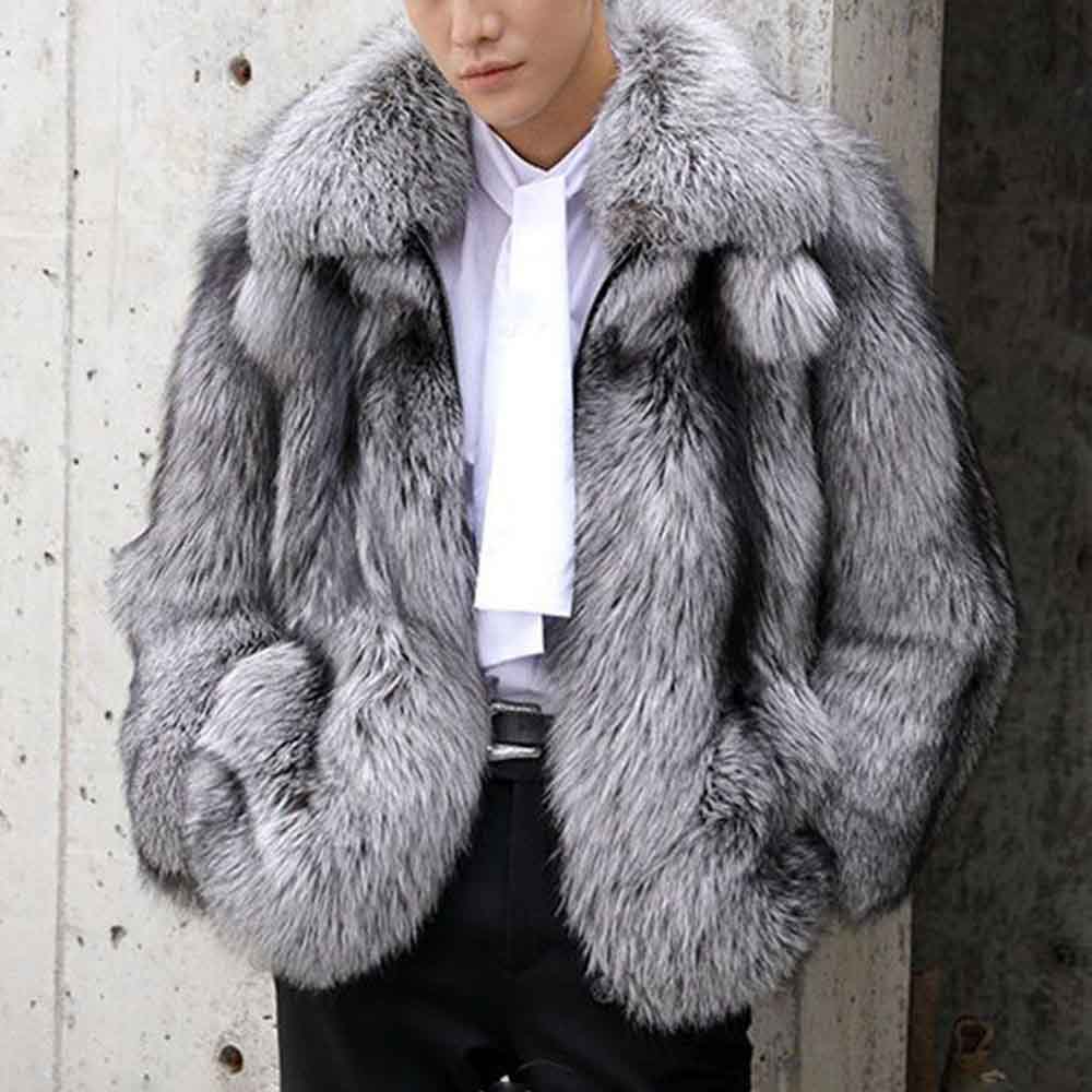 شتاء جديد الرجال فو فرو المنك  - مراجعة Street Fashion Winter 2025 وسعره