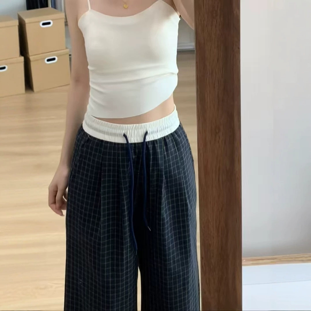 بنطلونات نسائية طويلة مخططة من - مراجعة Street Fashion England وسعره